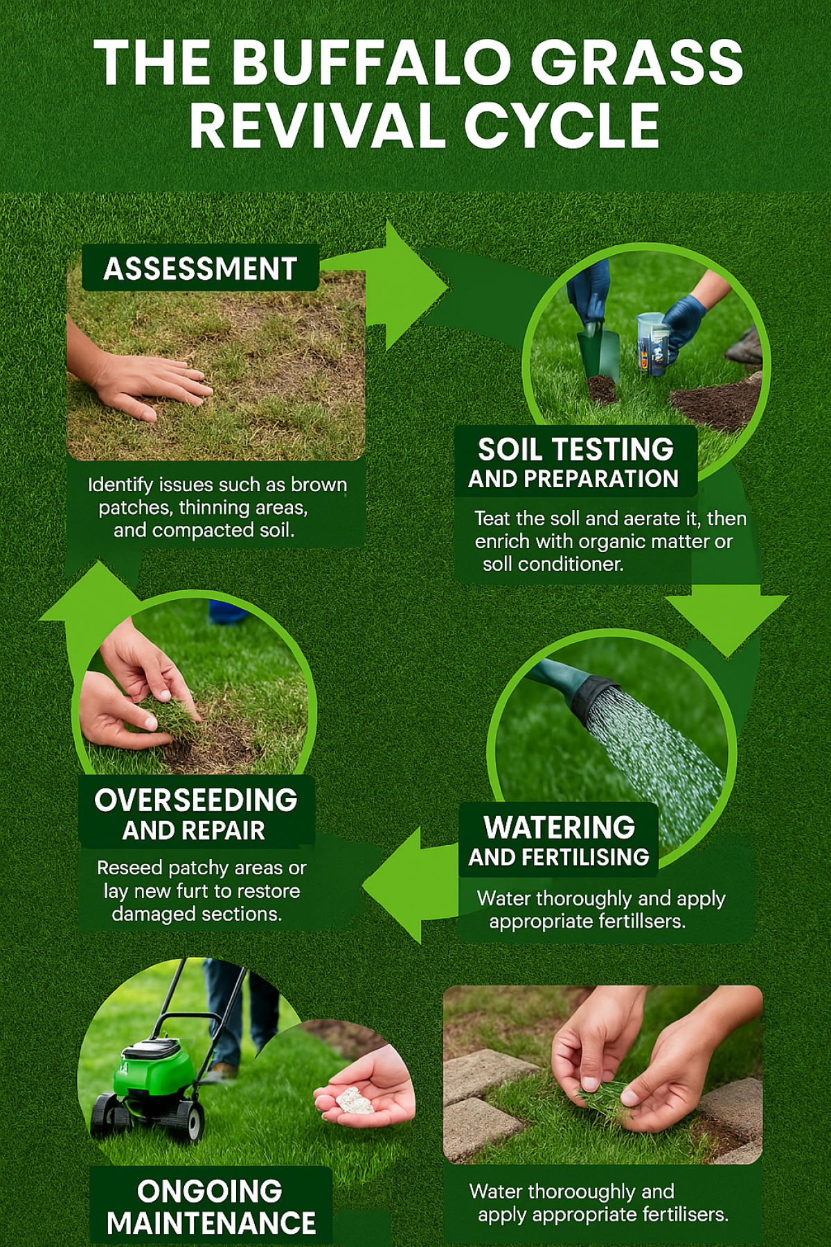 Tips For Reviving Dead Buffalo Grass | Restore Patchy Lawns