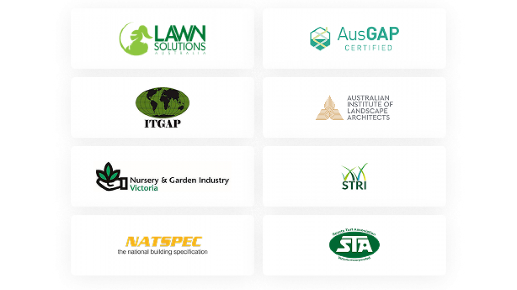 Industry and Professional Association Logos for Lawn and Landscape Services