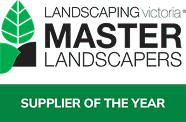 Master Landscapers Victoria Supplier of the Year award badge